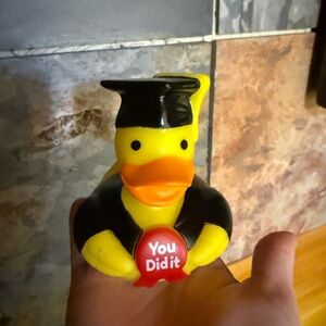 Graduation Rubber Duck with Cap